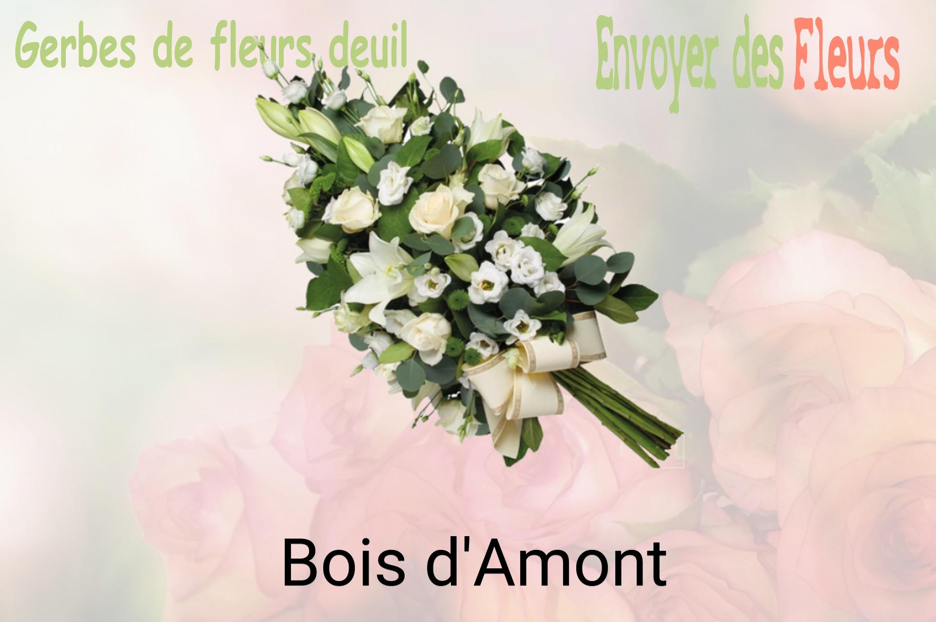 Gerbe de fleurs de deuil livrée à Bois-d'Amont